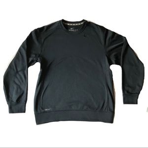 Nike Men’s Crewneck Blue Dri Fit Medium Therma Fit